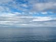 blue skies over the sea