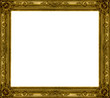 The old gold wooden frame XXL