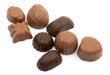 different shapes of chocolates