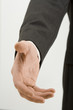 Photo: a businessman hand a businessman hand