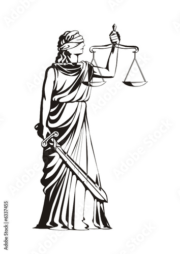 Vector: Dama de la justicia Dama de la justicia