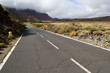 Cracked road in the crater of the Teide Volcano Cracked road in the crater of the Teide Volcano