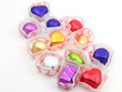 colorful wrapped chocolates
