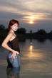 im Wasser