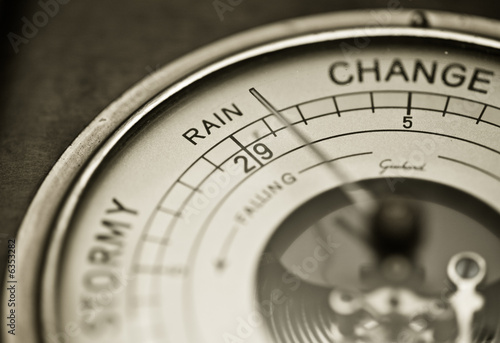 Barometer face