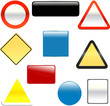 vector empty road sign vector empty road sign