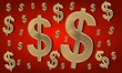flying dollars
