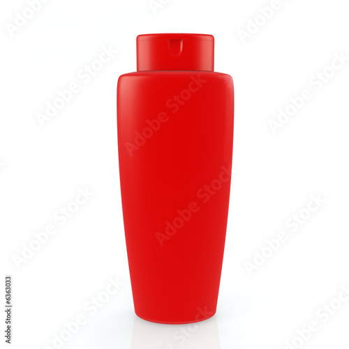 Illustration: bottle of the shampoo bottle of the shampoo