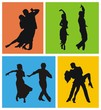 Dancers of American Latin dances
