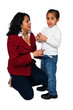 hispanic mother and child