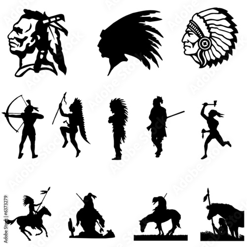 American Indian Silhouette