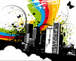 Grunge Rainbow City Grunge Rainbow City