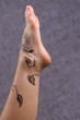 piede tatuato