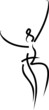 Ballet dancer illustration