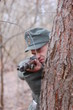 German soldier WWII.Reenacting