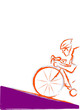 Vektor: Cyclist illustration Cyclist illustration