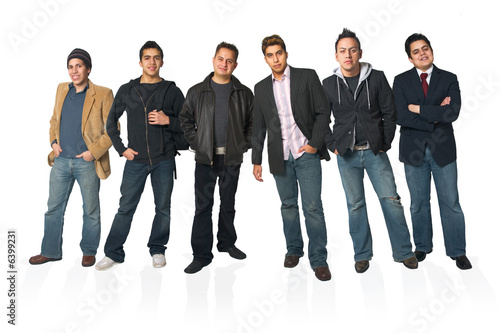 Photo: Good looking hispanic men posing Good looking hispanic men posing
