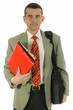 Homme d'affaires avec dossiers