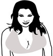 girl with long hair
