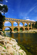 Pont du Gard is a part of Roman aqueduct in southern France