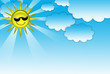 sfondo  con sole