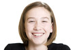 expression face of the actor on a whrite background