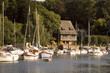 Bateaux  rivière l'Aven, Pont-Aven, Finistère 29, France