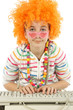 Jeune fille déguisé avec lunette