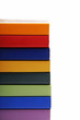 Stack of colorful books