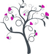 vecteur série - arbre de printemps vectoriel