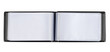 Business card case isolated with clipping path over white Business card case isolated with clipping path over white