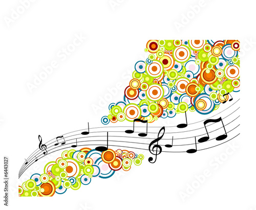 Vector: Tunes with circles. Vector art Tunes with circles. Vector art