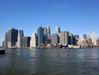 Downtown Manhatten von Brooklyn aus gesehen