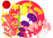 colourful floral arrangement colourful floral arrangement