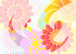 abstract geometric flowers design abstract geometric flowers design