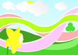 fantasy spring landscape fantasy spring landscape