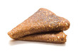 russian pancake on the white isolated background