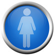Blue woman button