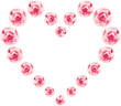 Hearts from roses Hearts from roses
