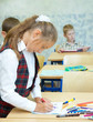 Pupils in a class. School change