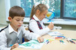 Children drawing
