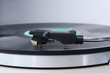 Vintage vinyl record player.