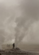 Geysers sous la brume