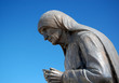 statue of mother teresa in struga,macedonia