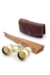 Wooden fan and opera glass Wooden fan and opera glass
