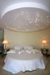 ceiling like a stars sky over double bed ceiling like a stars sky over double bed