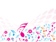 illustration of Musical Notes. ideal for background!
