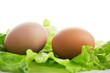 two eggs