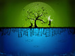 background, natural, tree, reflection, animation, aquarium background, natural, tree, reflection, animation, aquarium