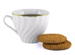 Cup and cookies